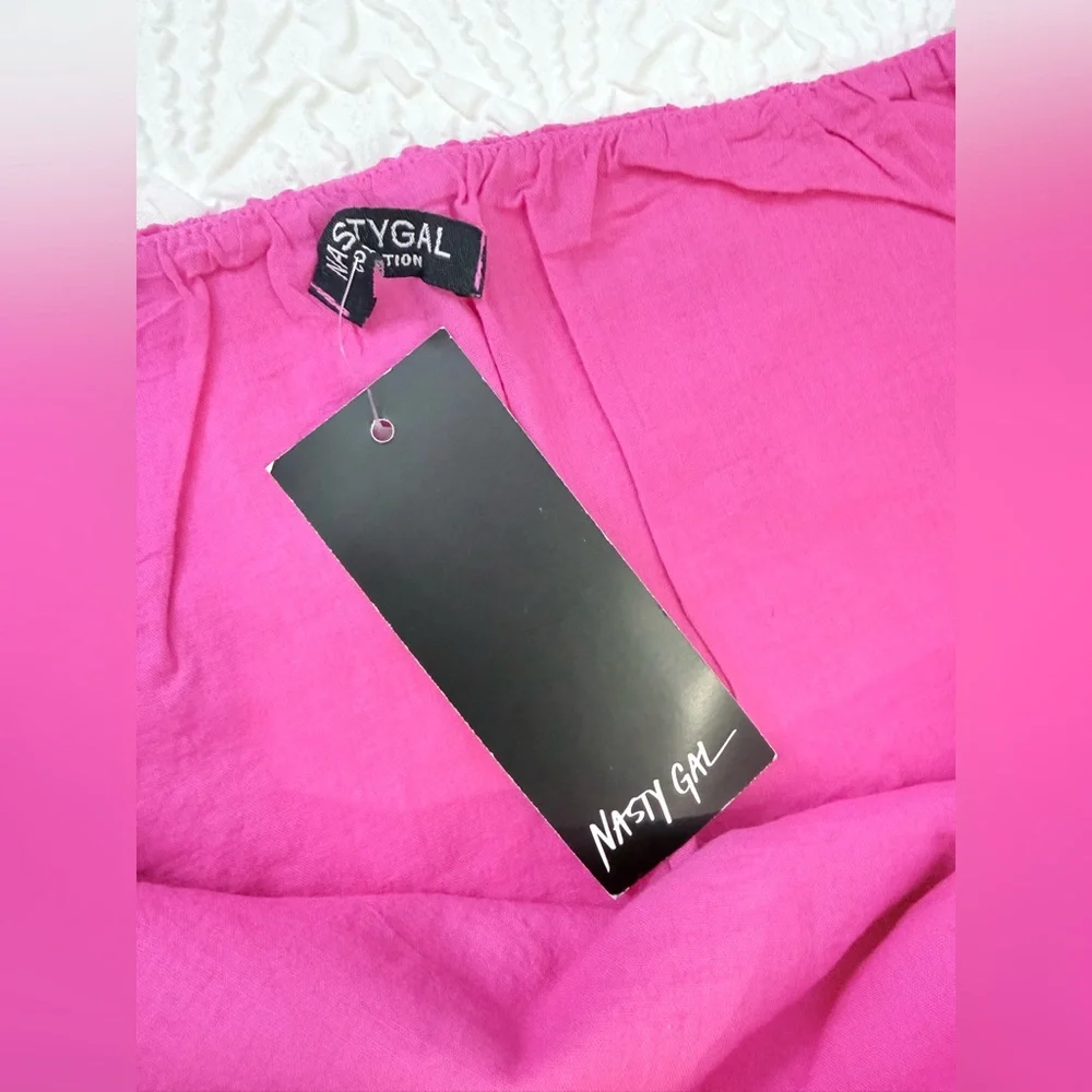 Nasty Gal Collection mini embroidery skirt   Size L US 8 - Picture 5 of 6